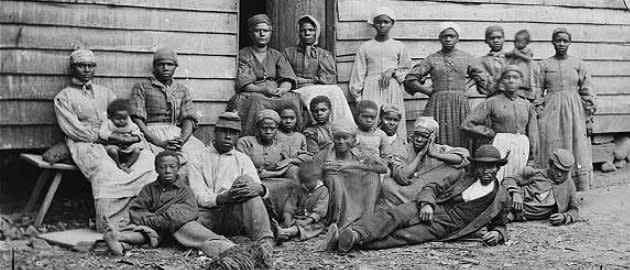 Slaves in Virginia in 1862. Photo: Library of Congress