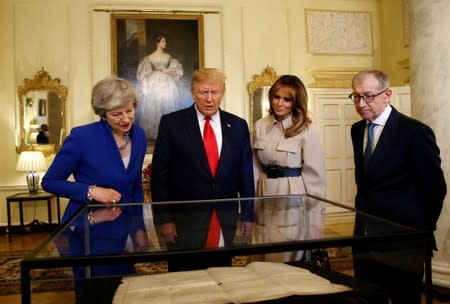 U.S. President Donald Trump visits Britain