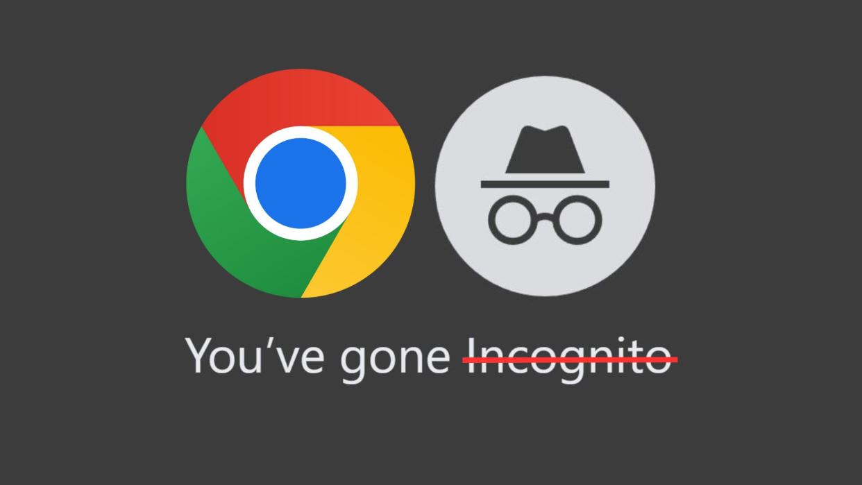  Google Chrome and Incognito mode icons. 