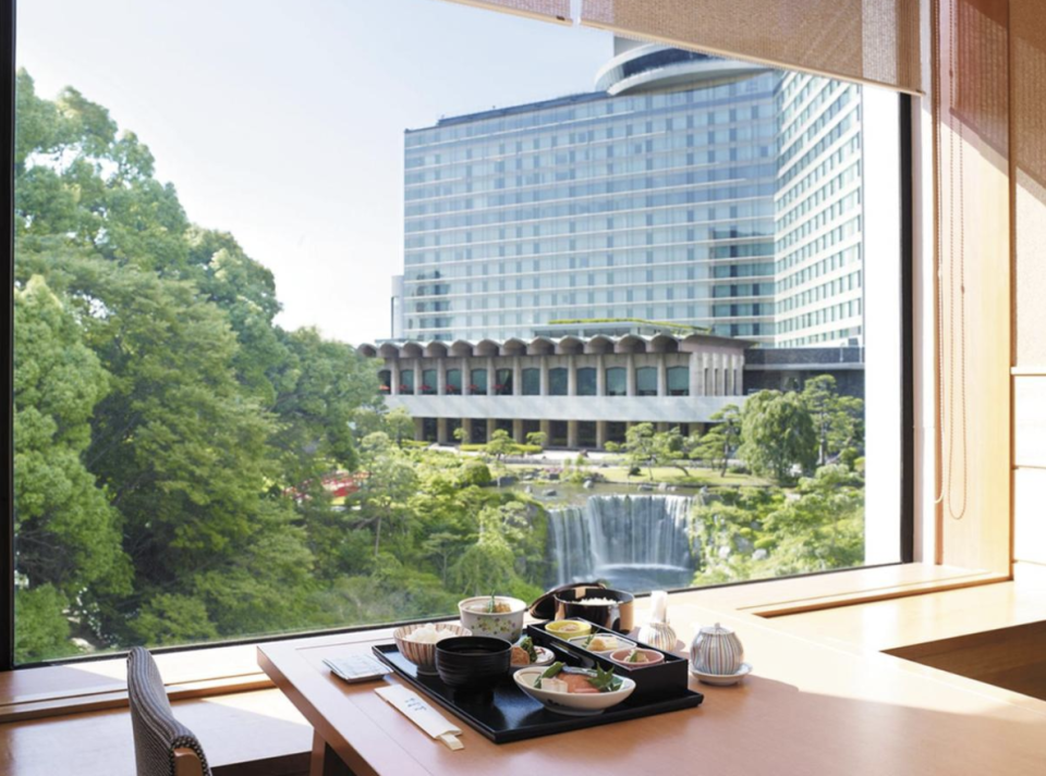 The garden view from Hotel New Otani Tokyo Garden Tower, Tokyo, Japan. (PHOTO: Booking.com)