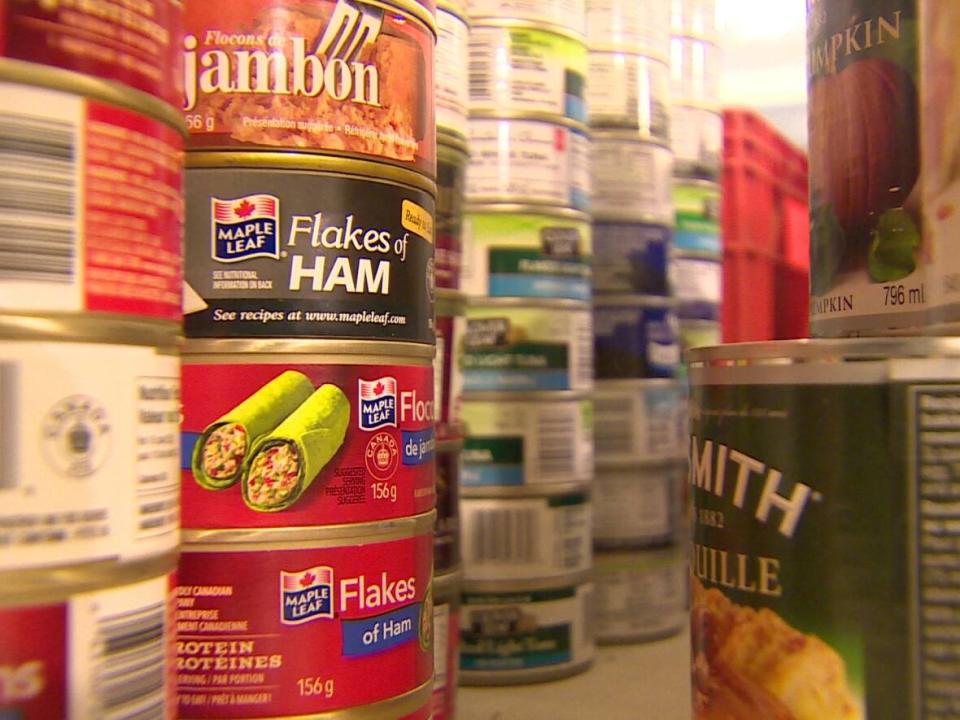 A new provincial program means some food banks will receive between $5,000-$10,000 depending on their size and current need.  (CBC  - image credit)