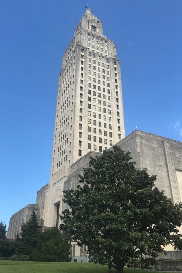 The Louisiana State Capitol.