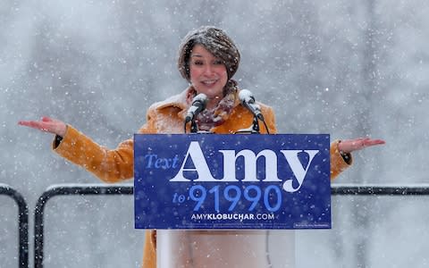 U.S. Senator Amy Klobuchar declares her candidacy for the 2020 Democratic presidential nomination in Minneapolis, Minnesota - Credit: Reuters