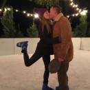 <p>When they’re not busy with movies or modelling, the couple enjoy ice skating… </p>