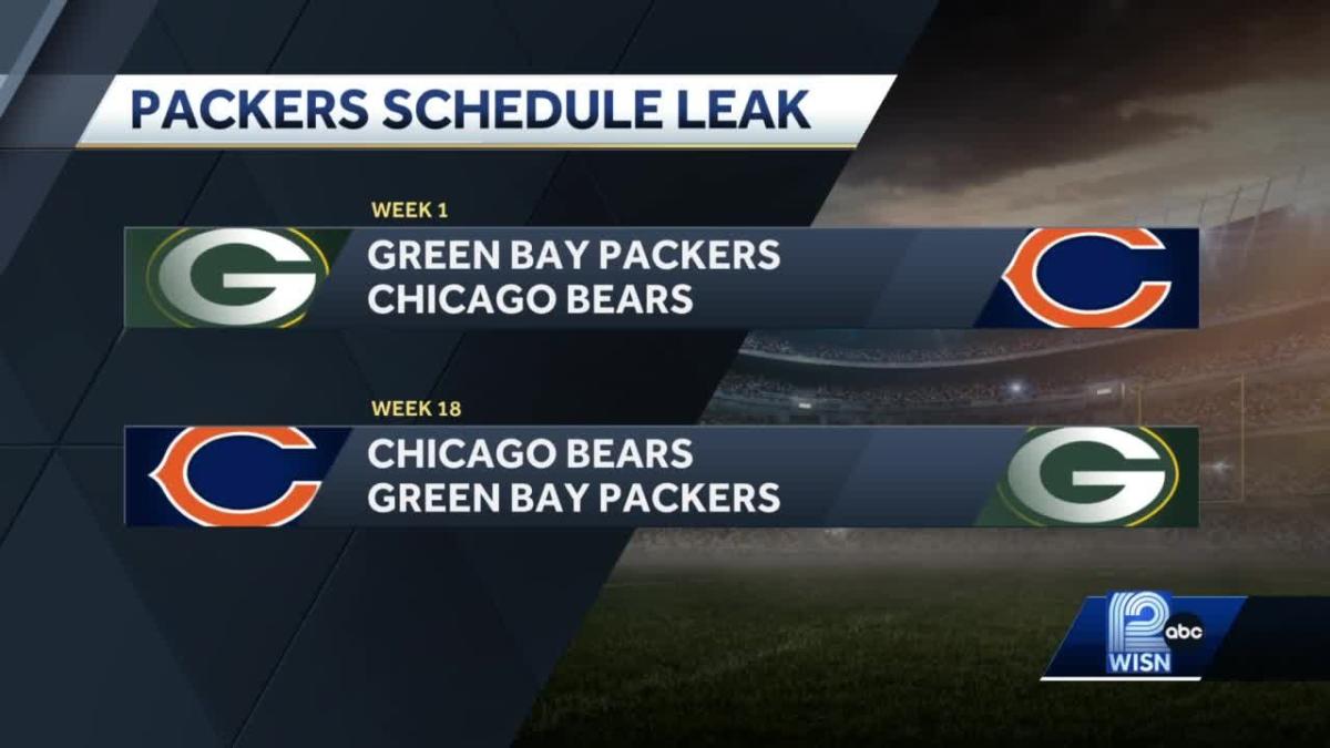 Packers schedule leak