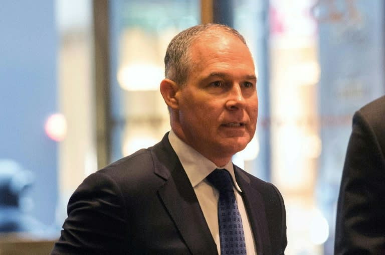 Oklahoma Attorney General Scott Pruitt, who was tapped by US President-elect Donald Trump to lead the Environmental Protection Agency, drew outrage from Trump opponents