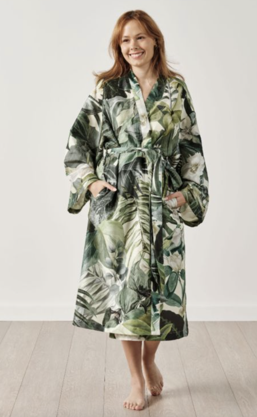 Linen House Greenhouse Robe, $129.99