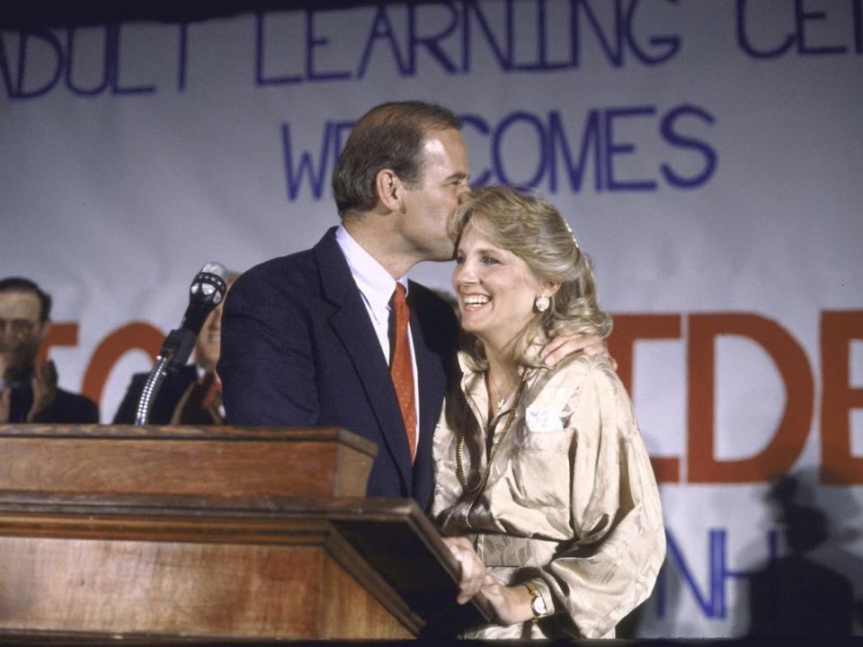 Joe and Jill Biden in June 1987.