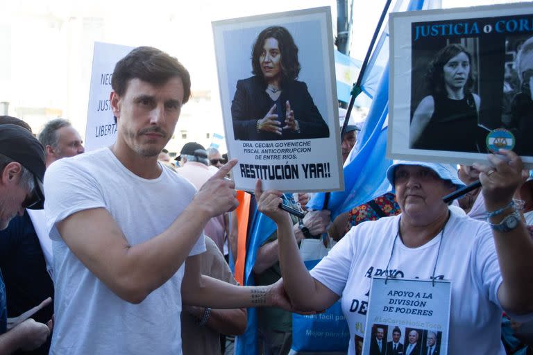 Manifestación en Obelisco