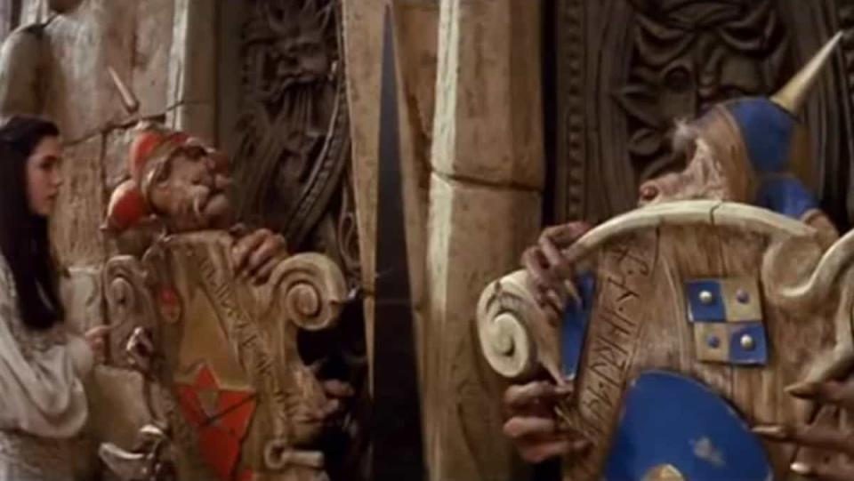 The two guards in Labyrinth who ask Sarah to solve the two-door riddle