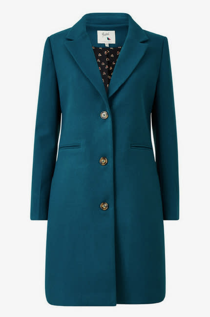 kate middleton teal blue coat get the look