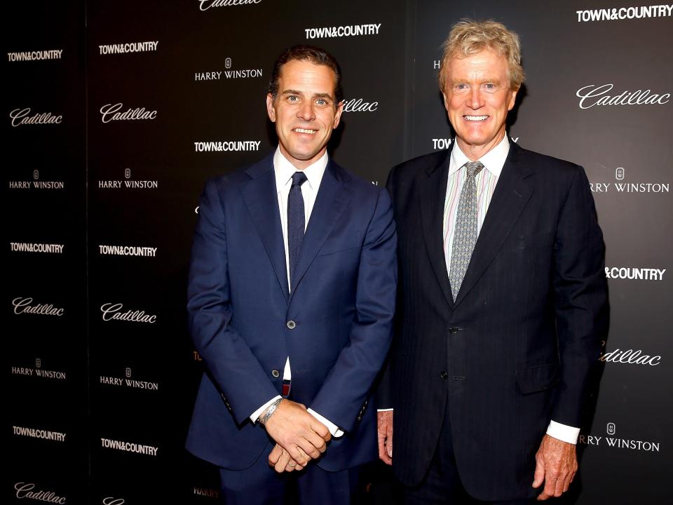 Hunter Biden and Dr. Bob Arnot attend the T&C Philanthropy Summit with screening of "Generosity Of Eye" at Lincoln Center with Town & Country on May 28, 2014 in New York City.
