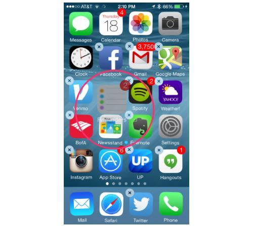 iPhone 6 Home screen