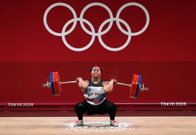 Emily Campbell is one of a number of returning Team GB medallists from Tokyo (Martin Rickett/PA)