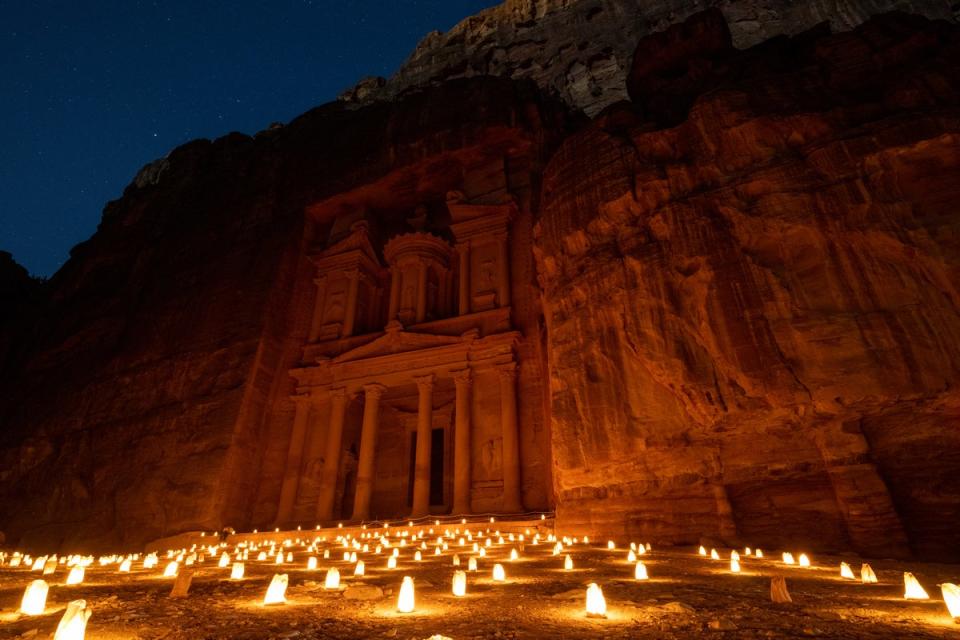 The candlelit vigil known as Petra By Night (Unsplash)