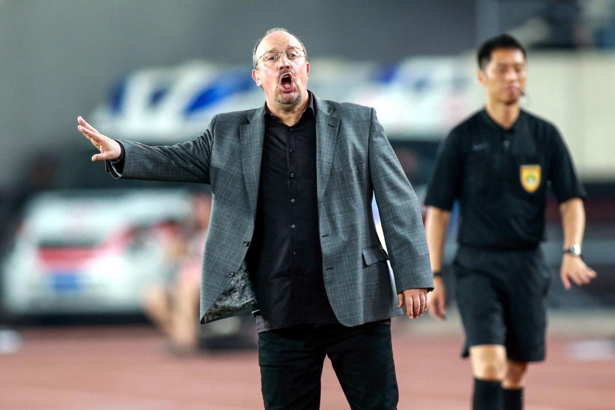 Rafa Benítez durante su etapa en Dalian Professional (AFP via Getty Images)