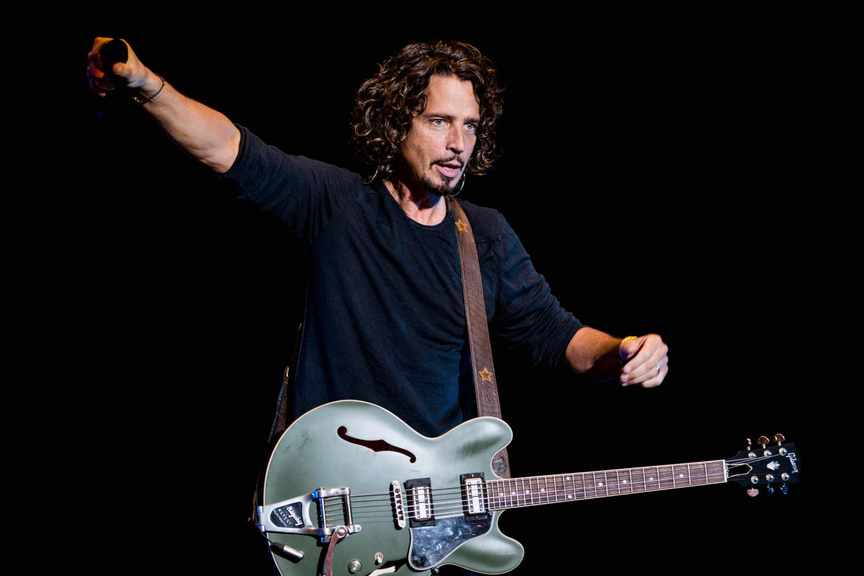 Chris Cornell of Soundgarden performs at Lollapalooza Brazil in São Paulo in 2014. (Photo by Buda Mendes/Getty Images)