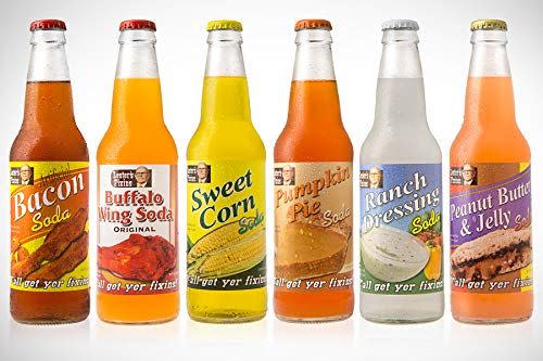 12) Outrageous & Unique Flavored Soda, 6-Pack
