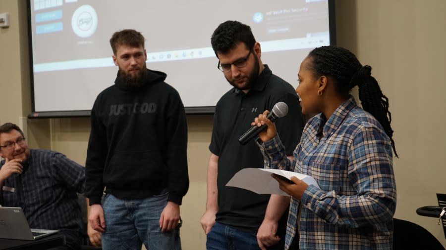 Narratives QC held an open-mic fundraising event at the King Center in Rock Island this past winter.