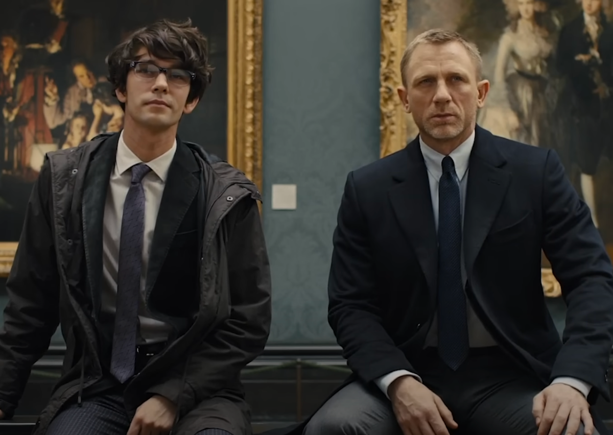 Ben Whishaw with Daniel Craig in ‘Skyfall’ (EON Productions)