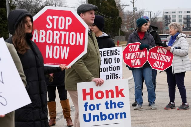 Abortion Pill Protest - Credit: AP Photo/Nam Y. Huh