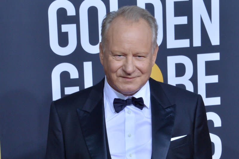 Stellan Skarsard attends the 77th annual Golden Globe Awards at the Beverly Hilton Hotel in California on January 5, 2020. The actor turns 73 on June 13. File Photo by Jim Ruymen/UPI