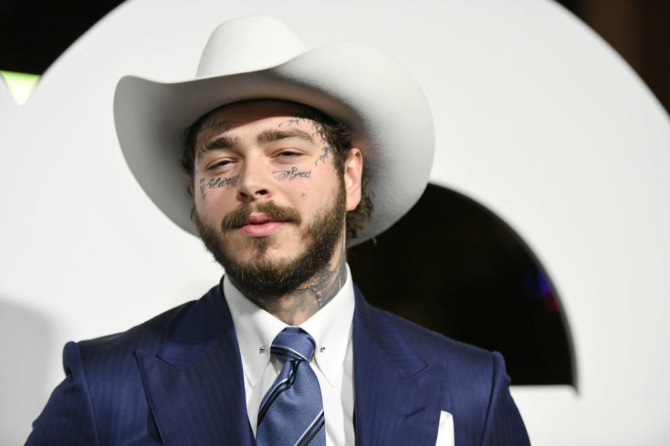 WEST HOLLYWOOD, CALIFORNIA - DECEMBER 05: Post Malone arrives at the 2019 GQ Men Of The Year event at The West Hollywood Edition on December 05, 2019 in West Hollywood, California. (Photo by Morgan Lieberman/FilmMagic)<span class="copyright">FilmMagic—2019 FilmMagic</span>