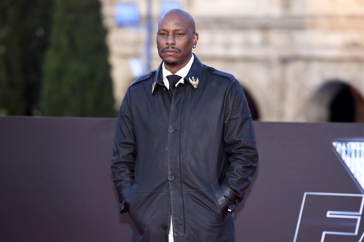 American actor and singer Tyrese Gibson on the red carpet at the world premiere of the film Fast X at the Colosseum. Rome (Italy), May 12nd, 2023. (Massimo Insabato / Sipa USA via AP file)