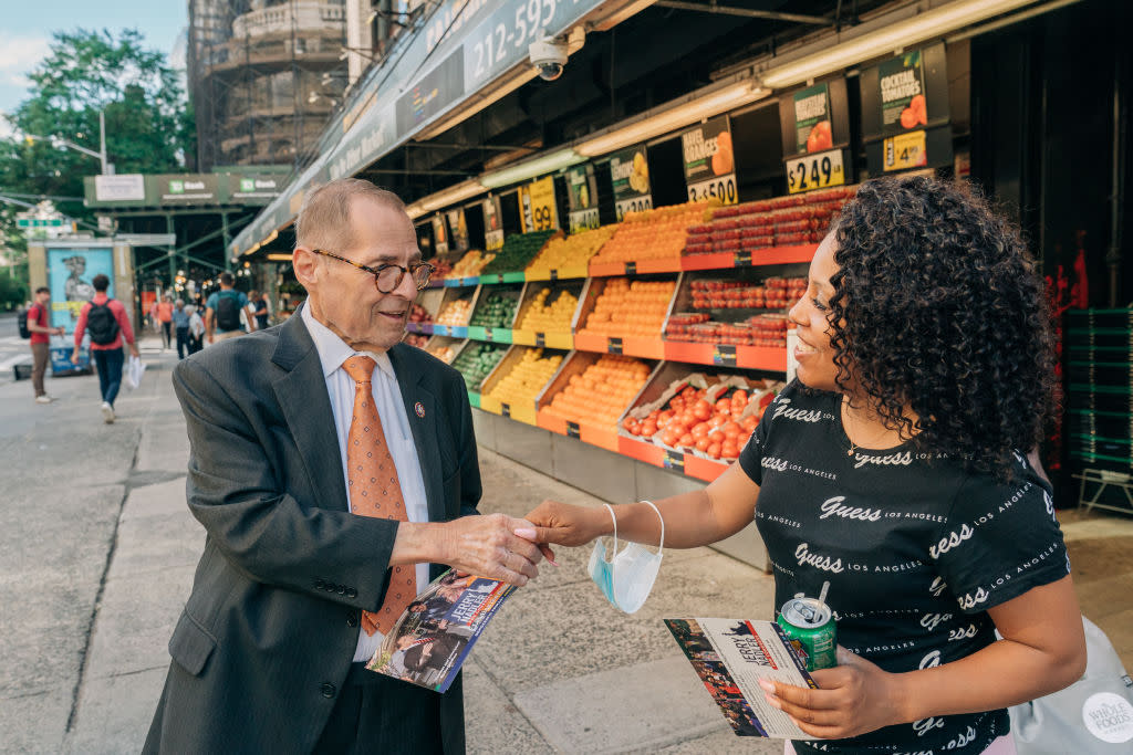 House Judiciary Committee chairman Rep. Jerry Nadler Primary Campaign in New York city