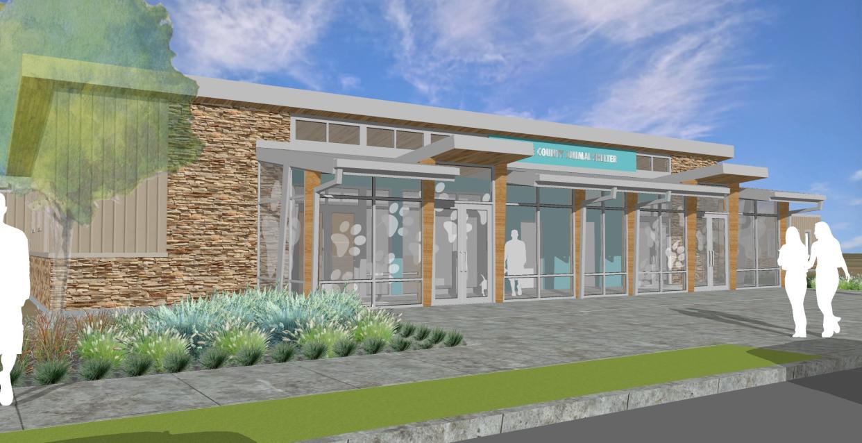 A rendering of the new animal shelter slated for construction in Boone County.