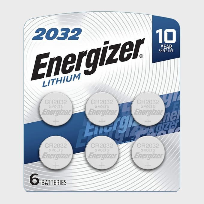 <a href="https://www.amazon.com/Energizer-2032-BP-6-6-pack/dp/B0002RID4G/?th=1&tag=readerwp-20" rel="nofollow noopener" target="_blank" data-ylk="slk:Energizer Batteries, 3V Lithium Coin Cell;elm:context_link;itc:0;sec:content-canvas" class="link rapid-noclick-resp">Energizer Batteries, 3V Lithium Coin Cell</a>