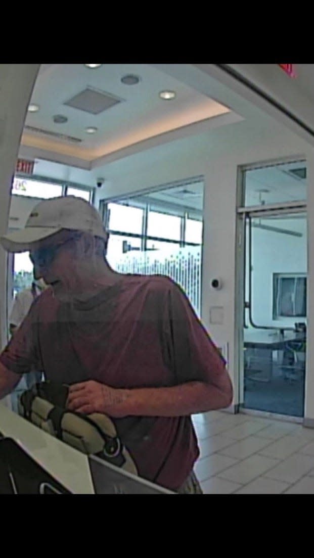 A man reportedly robbed Truist Bank on Creighton Road Tuesday morning, taking an undisclosed amount of money.