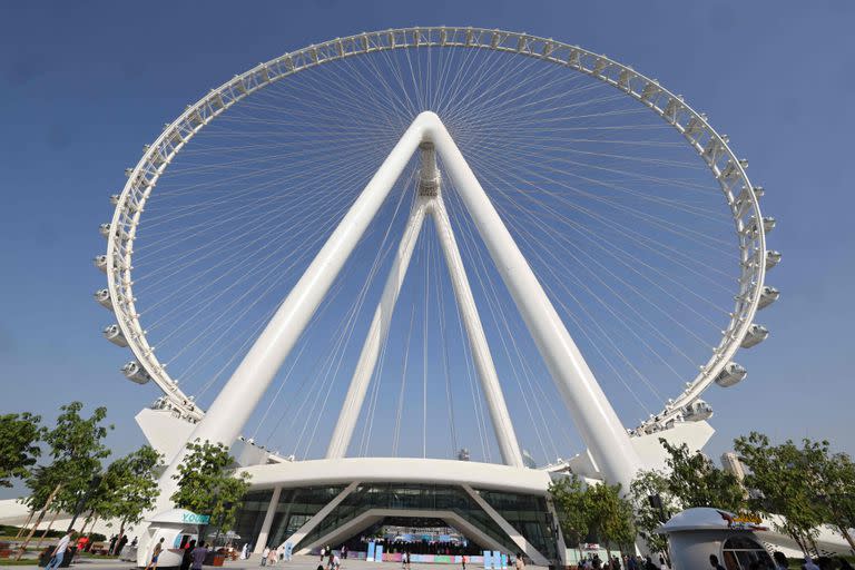 El "Dubai Eye" mide 250 metros. (Photo by Giuseppe CACACE / AFP)