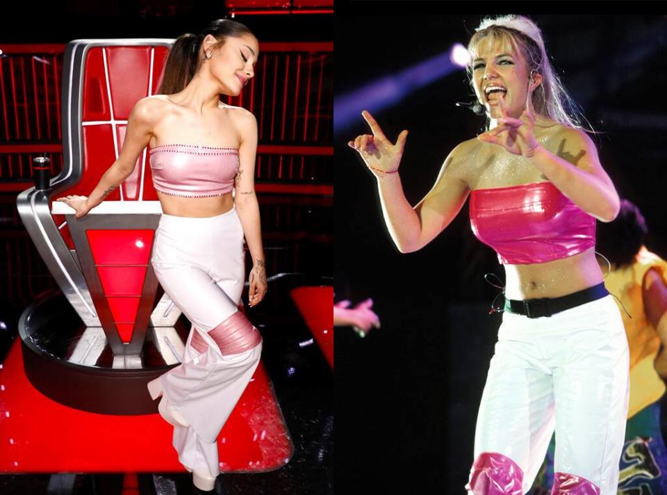 Ariana Grande, Britney Spears, Pink Outfit