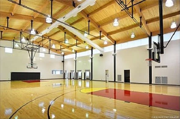 Michael Jordan home basketball court