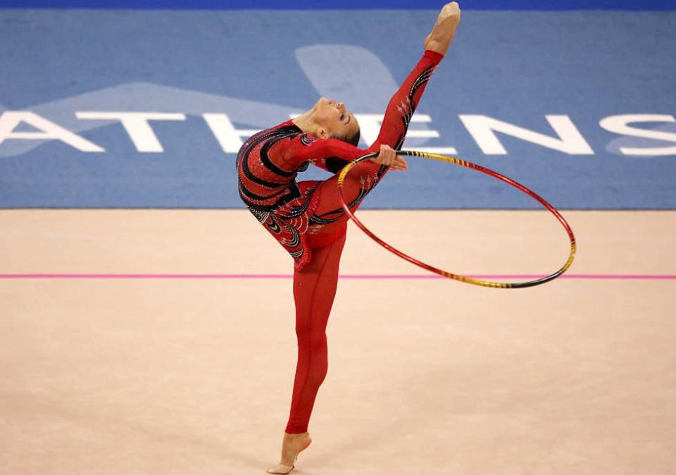 Alina Kabaeva nos Jogos Ol&#xed;mpicos de Atenas