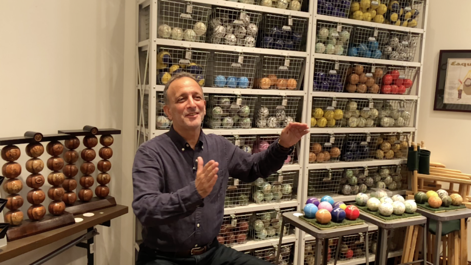 Jay Goldberg, owner of Bergino Baseball Clubhouse in New York City. (Photo: Nick Monte/Oath)