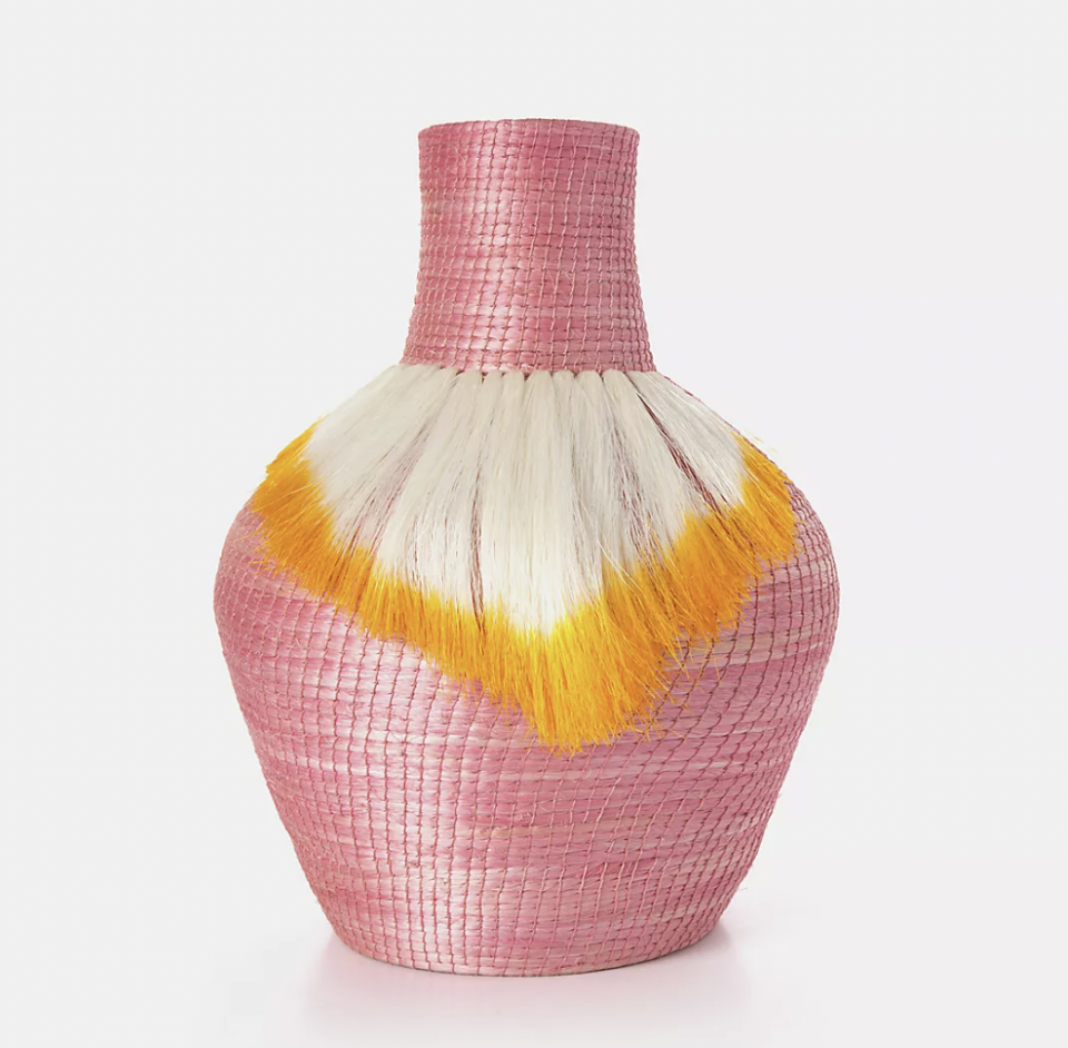 8) Charlie Sprout Ostrich Vase
