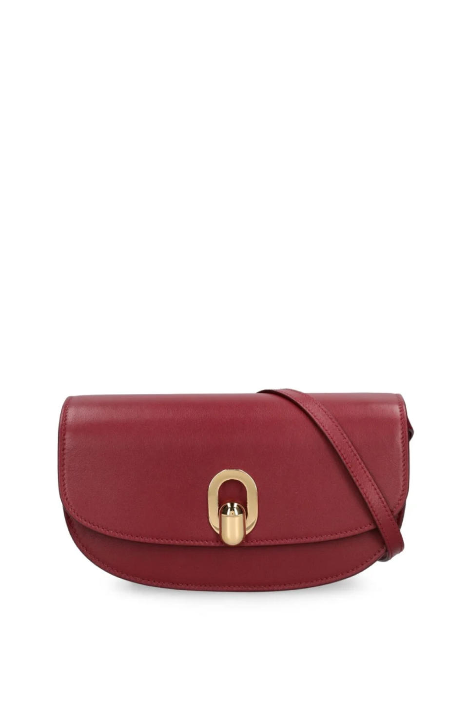 Savette The Tondo Crescent Leather Shoulder Bag