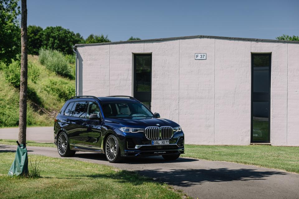 <p>Alpina-tuned BMWs are subtle, fast, and classy. The six- or seven-seat XB7 is no different. That BMW has no plans to produce an in-house X7 M, the 612-hp XB7 is effectively the top-dog of Bimmer's full-size SUV lineup, one that impresses even on a racetrack.</p><p><a class="link " href="https://www.caranddriver.com/reviews/a33274798/2021-alpina-xb7-drive/" rel="nofollow noopener" target="_blank" data-ylk="slk:Read the full review;elm:context_link;itc:0;sec:content-canvas">Read the full review</a></p>