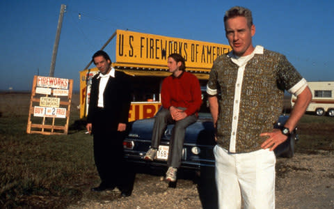 Robert Musgrave, Luke Wilson and Owen Wilson in Bottle Rocket - Credit: Gracie Films/Criterion Collection