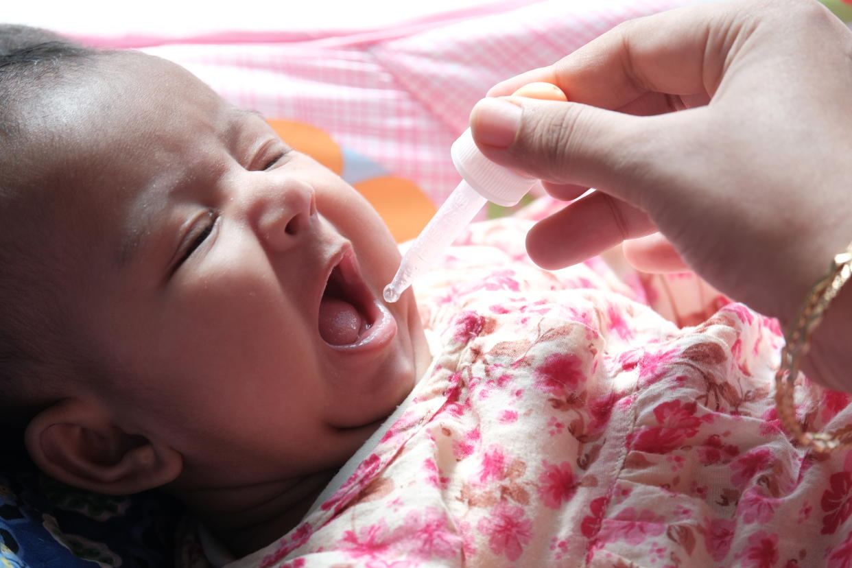 Parents should double-check that the brand of infant ibuprofen they have at home is not any of those involved in the recall. (Photo: Getty Images)