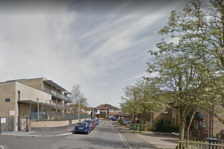 Flaxen Road, Waltham Forest, where a man was stabbed to death on Friday morning: Google maps