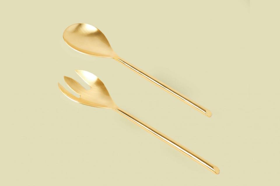 Be Home Matte Gold Serving Set