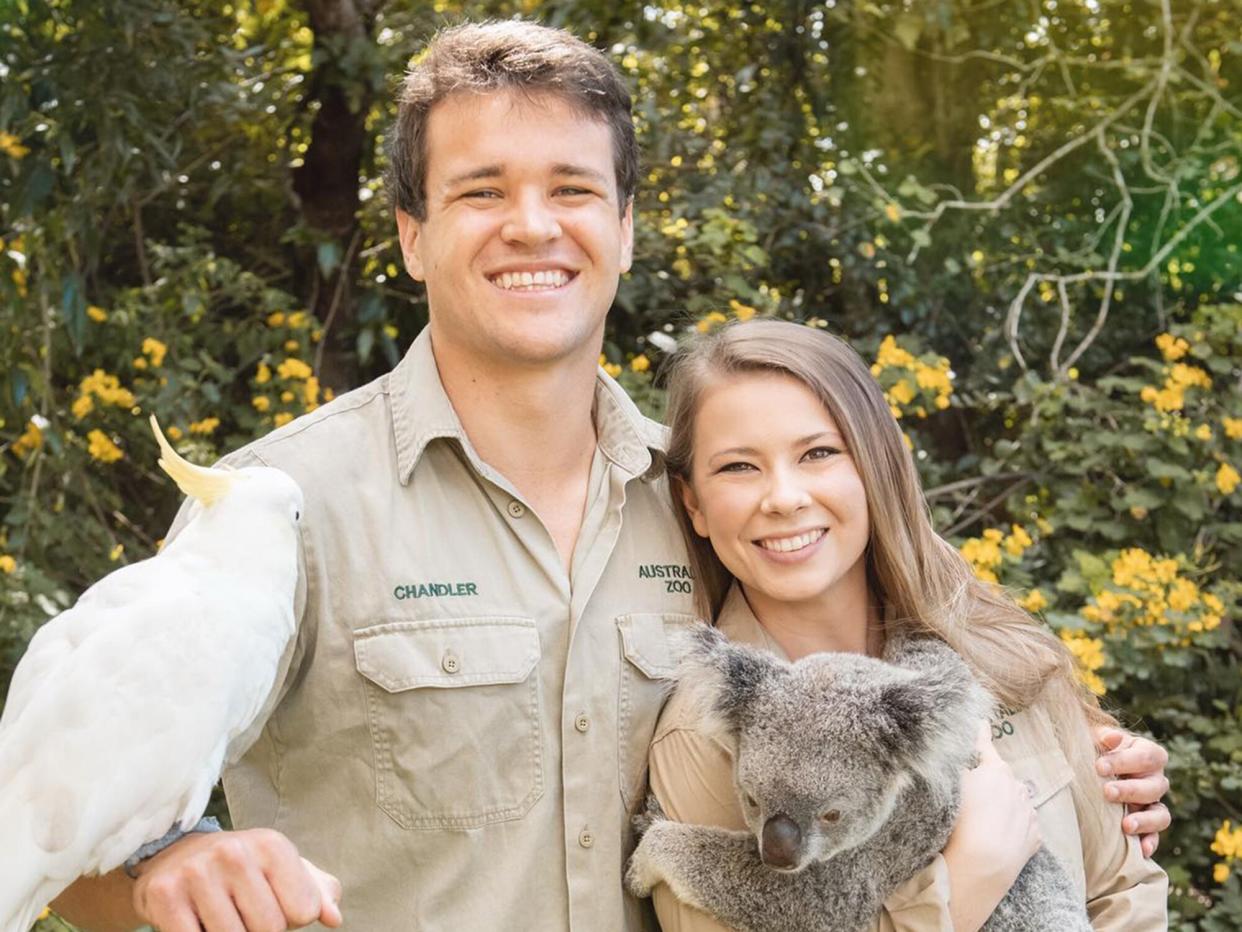 Bindi Irwin and Chandler Powell