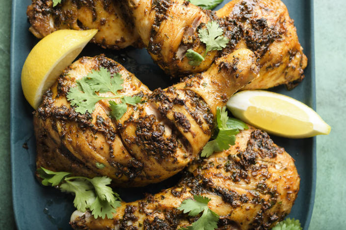 Weeknight paprika-cumin chicken evokes Moroccan grilling