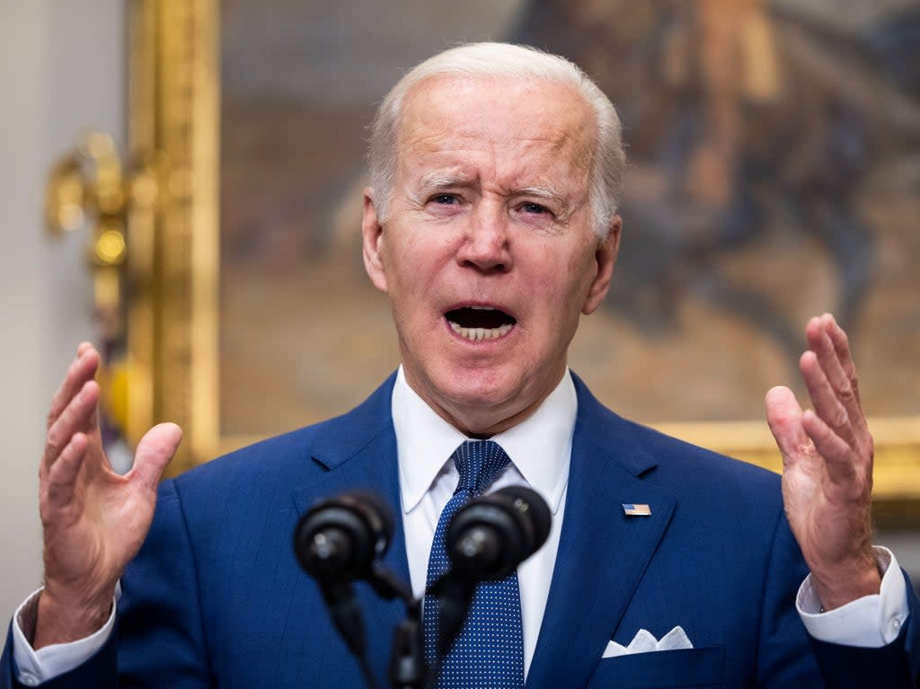 Biden speaks on Uvalde Texas mass shooting from White House (EPA)