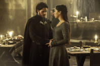 Richard Madden and Oona Chaplin in the "Game of Thrones" episode, "The Rains of Castamere."