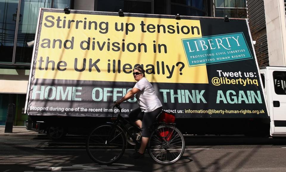 Liberty’s response to the Home Office’s advertising vans telling illegal immigrants to “go home or face arrest”.