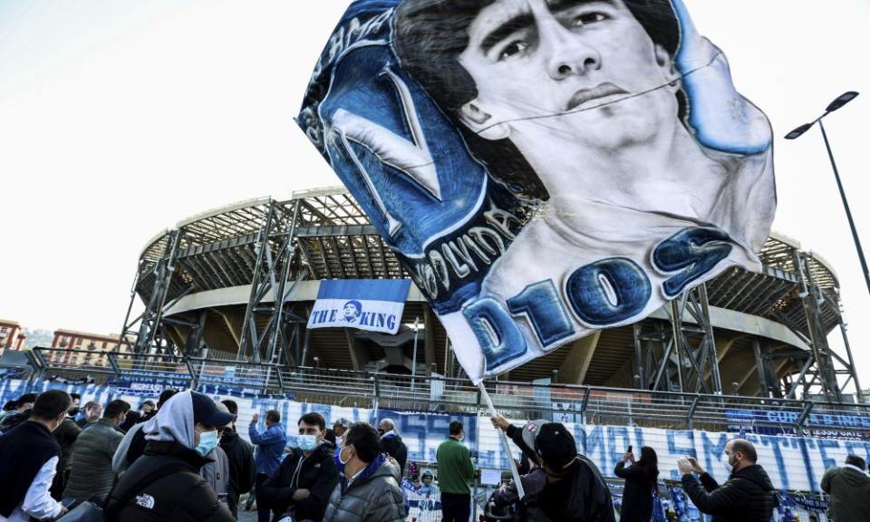 The San Paolo stadium in Naples